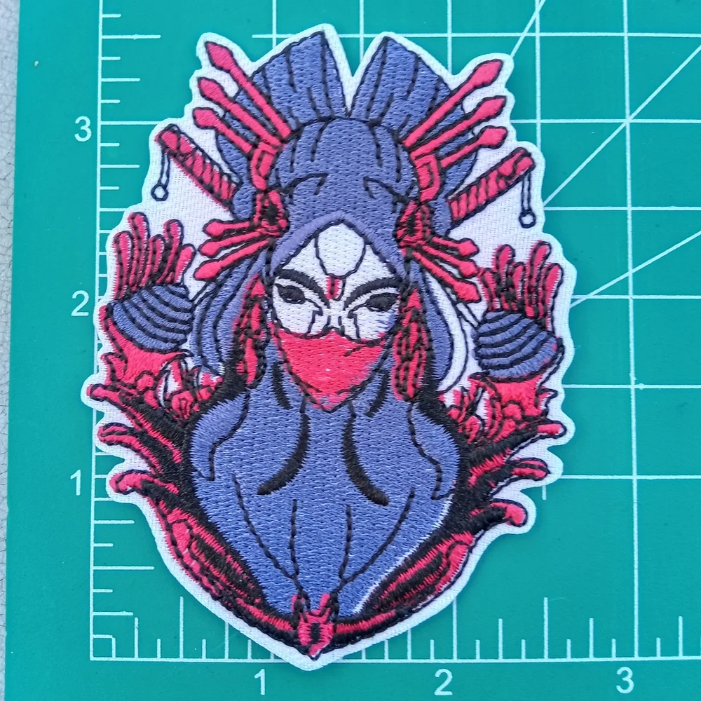 2/$10 Grunge Witchy Woman Embroidered Patch